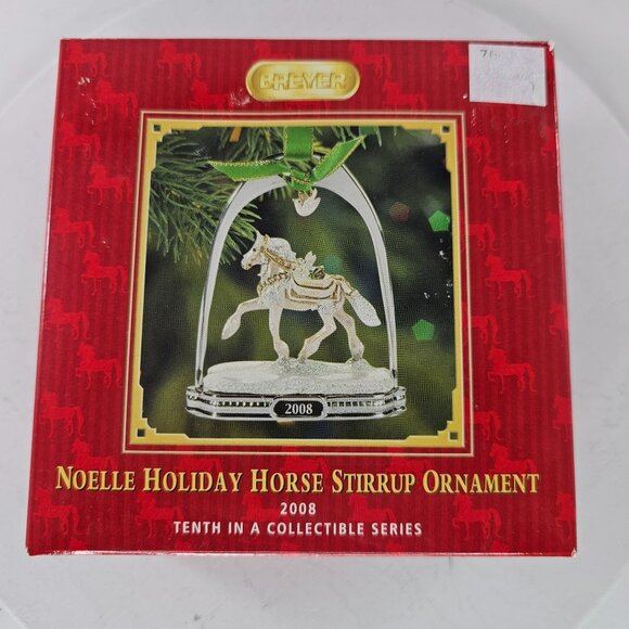 Breyer Noelle Holiday Horse Stirrup Ornament 2008 Christmas #700308 - Picture 1 of 7